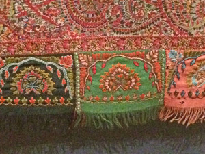 Long Shawl with Woven Figures and Animals; c.1885; India, Kashmir
